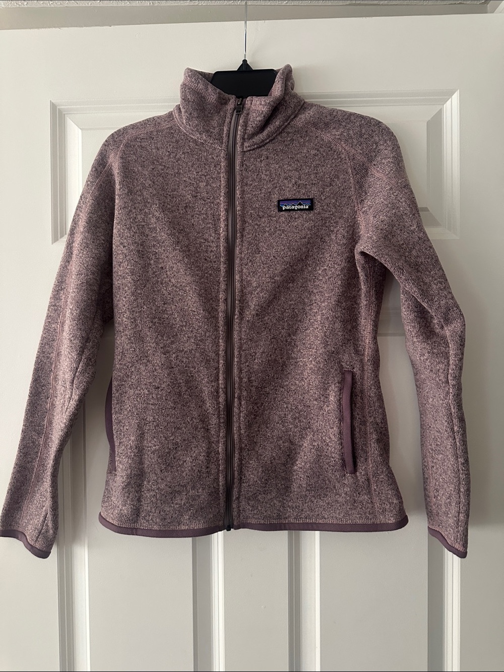 Patagonia Women’s Full-Zip Teddy Jacket in Dusty Mauve